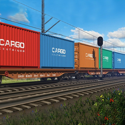 Taxas de frete ferroviário competitivas NVOCC de Agente de Transporte na China