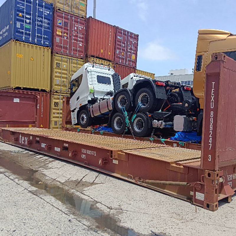 Serviços de transmissão de carga marítima de porta em porta para cargas de grande porte da China para a Índia 40FR/40FQ